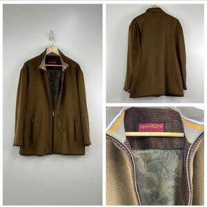 Mantoni ITALIAN Wool and Cashmere Blend Jacket Size 46 EU
